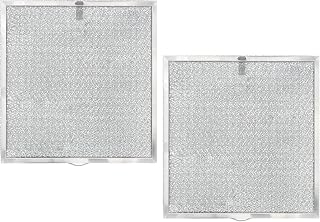 2 filtros de campana extractora de carbón activado de acero inoxidable de repuesto para extractor de cocina