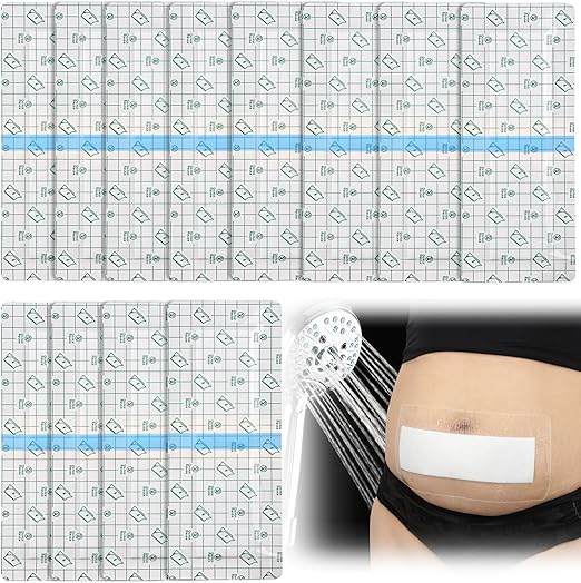 25 Pcs Waterproof Shower Bandages for Abdominal Wounds C