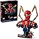LEGO Marvel Iron Spider-Man Bust Collectible - Building Kit for Adults, Ages 18+ - Includes Iron Spider-Man Minifigure - Coll