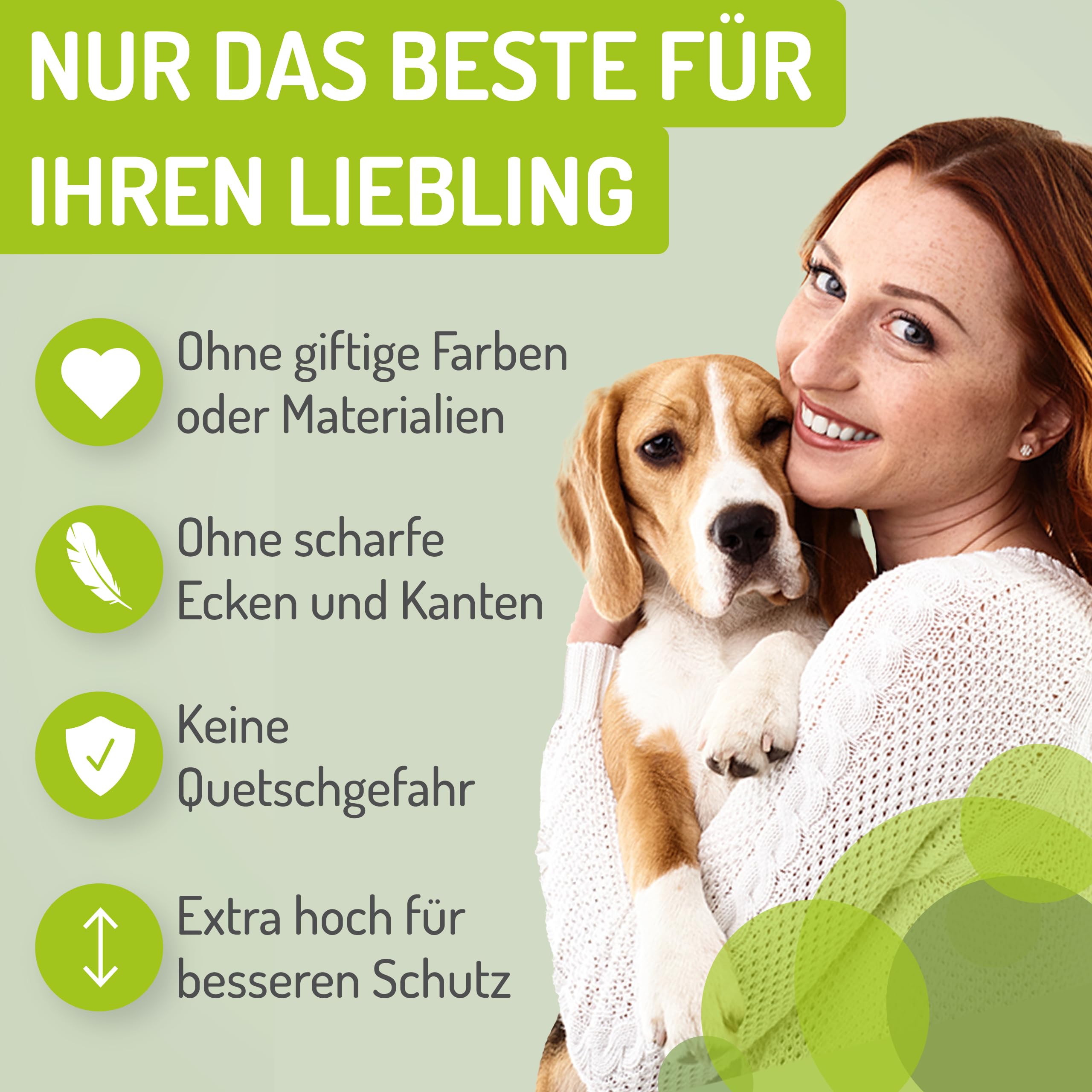 BOMI Tierschutzgitter Mira | Türschutzgitter mit Katzenklappe | Ideales Absperrgitter Hund, Katzengitter Tür & Welpen Zubehör | Hundegitter Wohnung weiß Metall | Breite: 83-93 cm