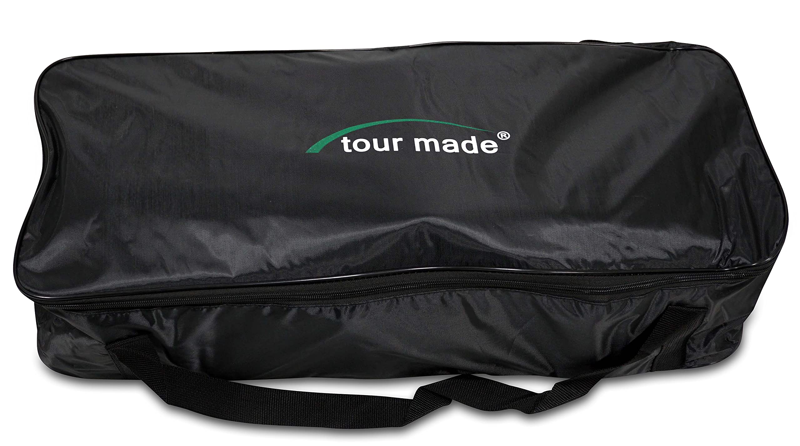 tour made HC3X Premium Golf Pushtrolley I klappbar & zerlegbar I 3 Rad | edles Design I manueller Golftrolley aus Edelstahl I inkl. Transporttasche, Schirm- & Scorehalter I Deutsche Markenqualität