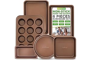NutriChef Bakeware Set Nonstick Baking Pans