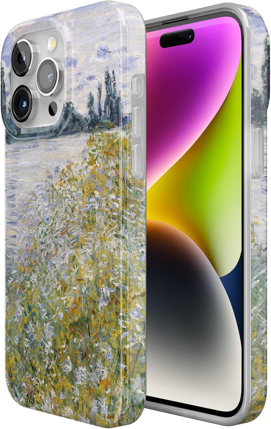 Casely iPhone 15 Pro Case | Monet's Summer Landscape | The Met Museum | Compatible with MagSafe | Classic Ultra Slim Design