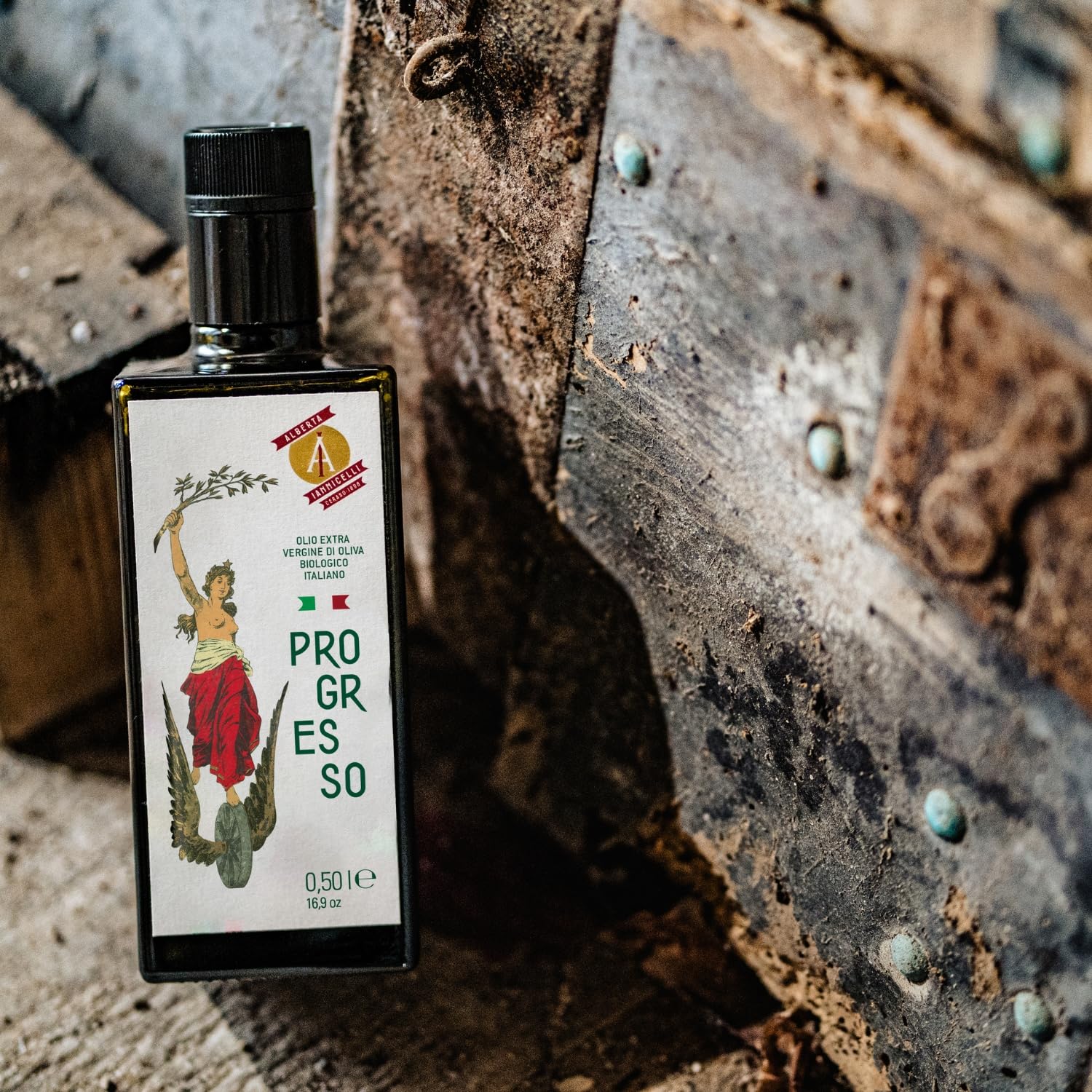 Alberta Iannicelli Olio Extra Vergine di Oliva Biologico Italiano – Estratto a Freddo Filtrato Fruttato Intenso - Sensazione di Piccante – Senza Pesticidi - 100% Made in Italy di Ceraso (500 ml)