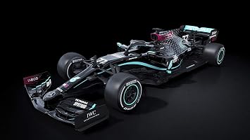 Iconic Arts Laminated 42x24 Poster Mercedes amg f1 w11 eq Performance 2020 4k hd HD