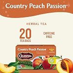 Celestial Seasonings Thé Herbal Passion Pêche du Pays, 20 Comptes (Paquet de 6)