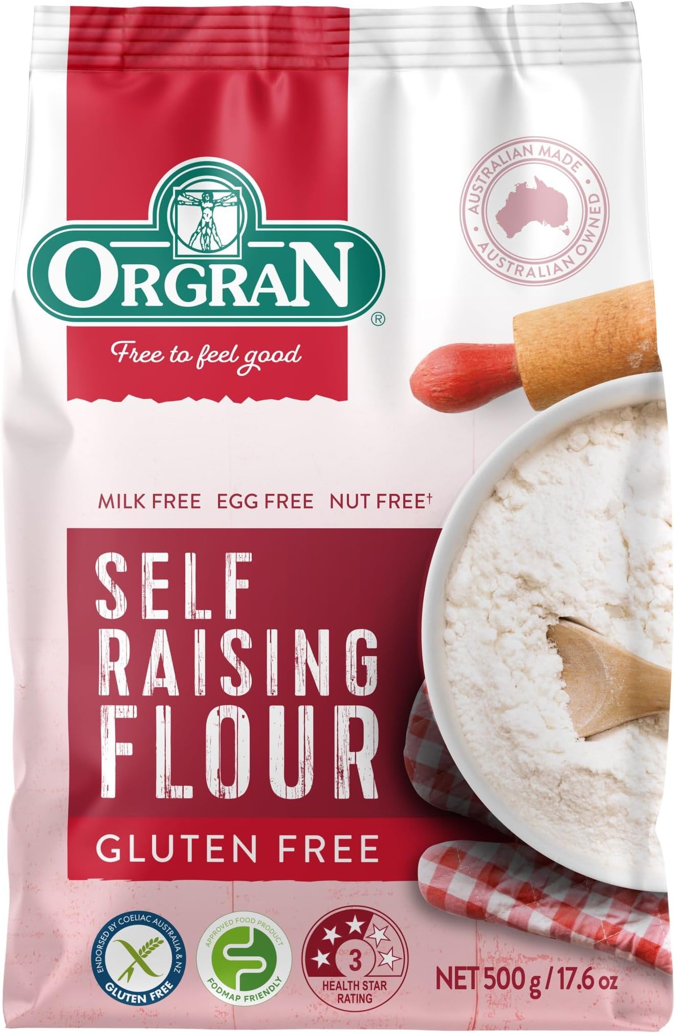 Orgran Self Raising Flour, 500g