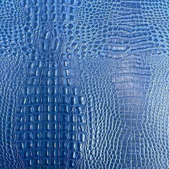 Royal Blue Marine Gator Upholstery Crafting Outdoor Vinyl Fabric - Sold by The Yard - 54"