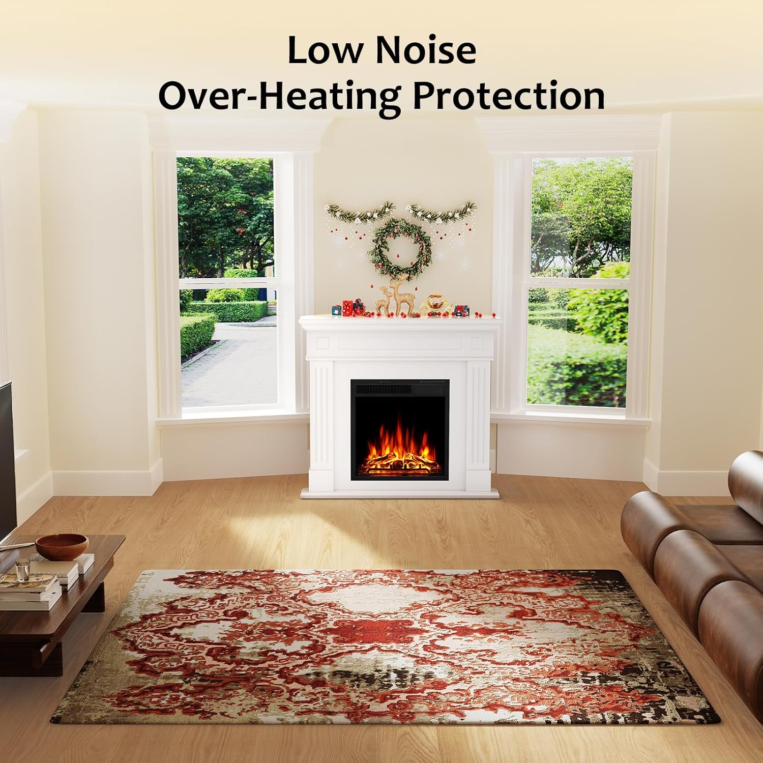 Low noise and overheat protection features