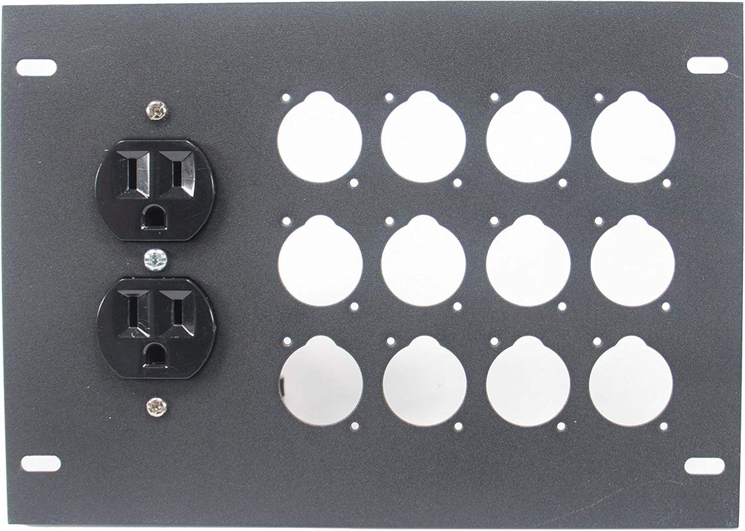 Elite Core FBL-PLATE-12+AC Plate for FBL Floor Box With AC Duplex - no connectors