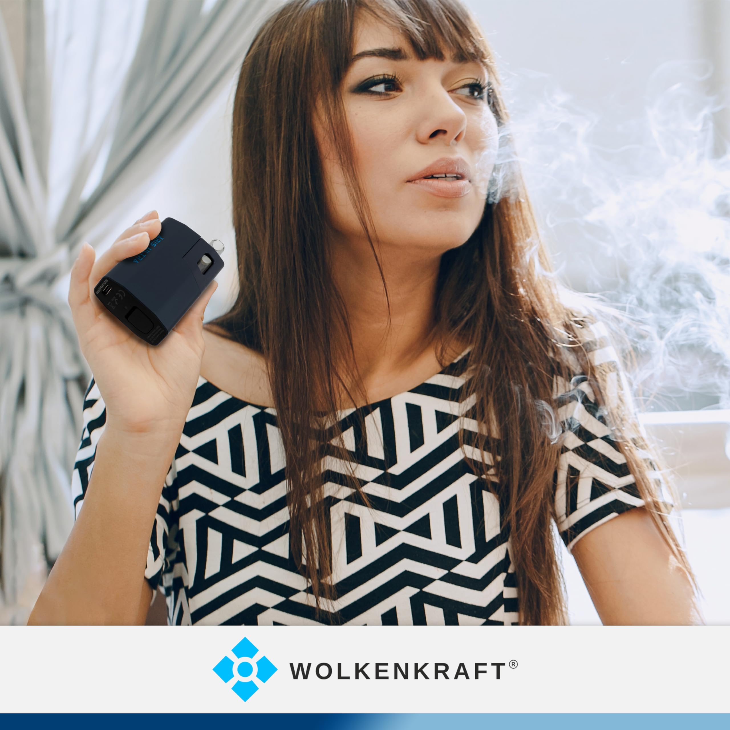 WOLKENKRAFT ÄRiS ULTRA Premium Vaporizer *Nachtblau* | Für Kräuter & Extrakte | USB-C | Titankammer | 100 - 220 °C | 3 - 7 Min. Timer | Hybrid-Konvektion | ECA-Technologie