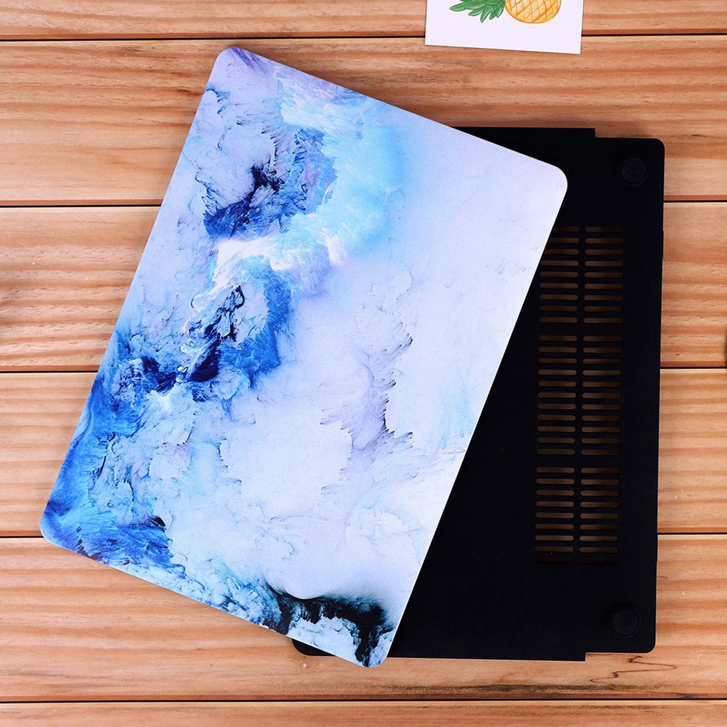 Marble Pattern Matte Rubberized Hard Case Cover for MacBook Pro Retina 13.3 15.4 Air 13.3 Retina 12inch New Air 13 2018 (Model (A1708),RS556)