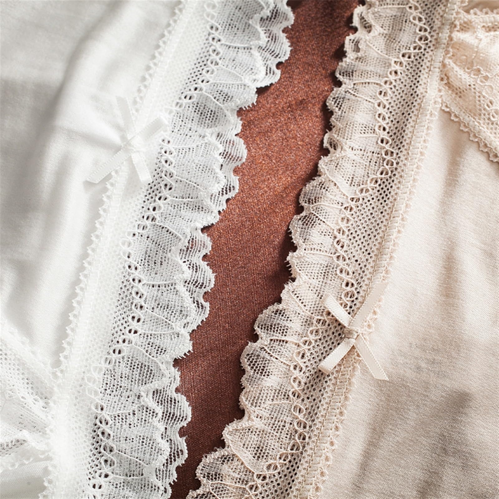 Confezione Da 4 100% Seta Di Gelso Donna Tipo Sottile Va Alta Slip