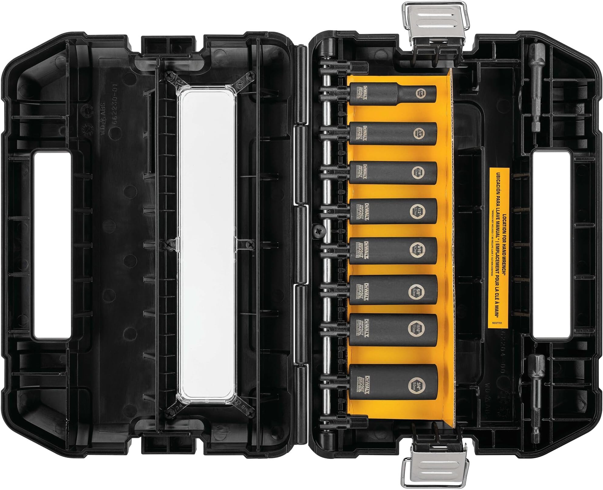 Impact Socket Set, SAE, 3/8-Inch, 10-Piece (DW22838)