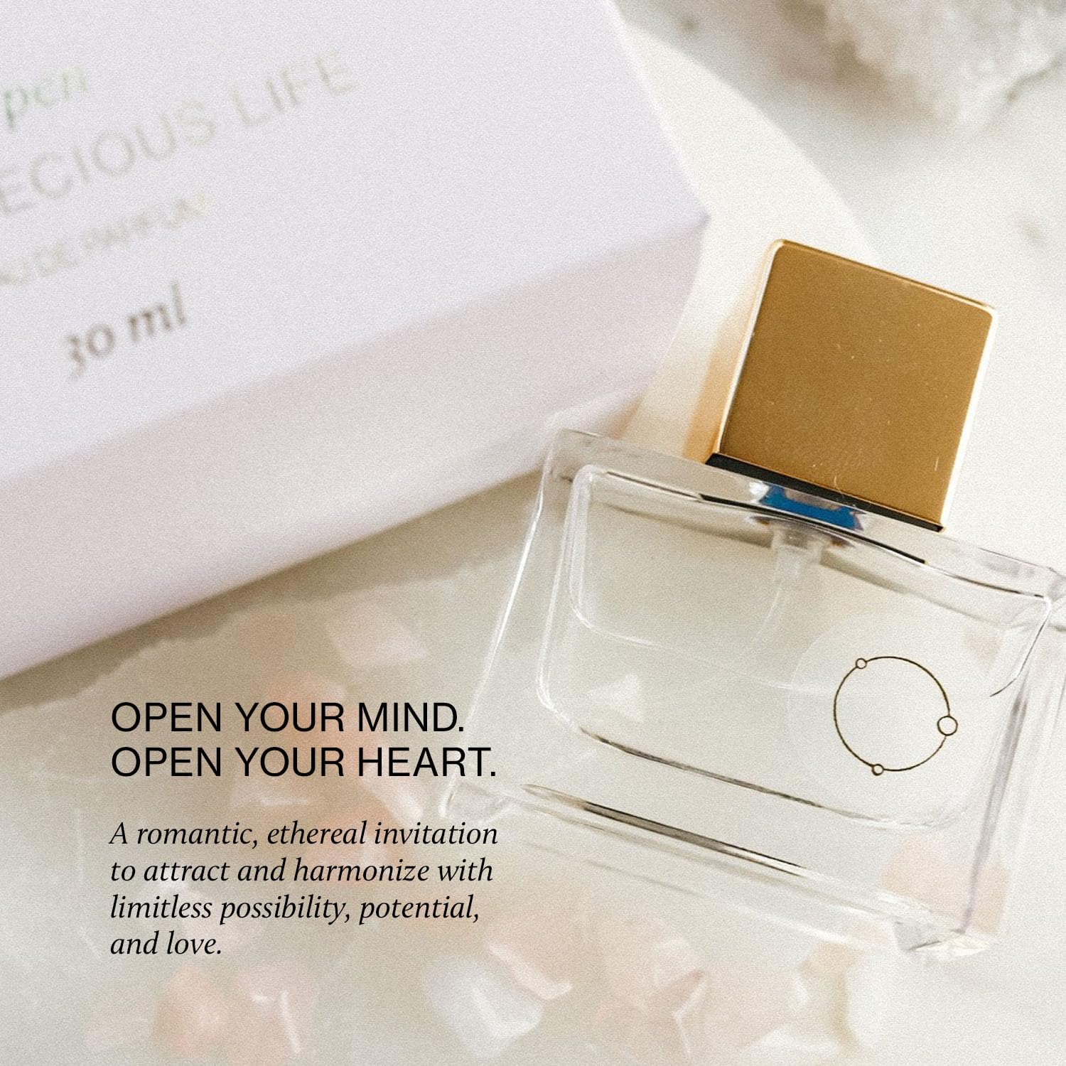 Open Perfume – Clean, Non-Toxic, Cruelty Free & Vegan Luxury Fragrance with Essential Oils of Rose, Sandalwood, Orange Blossom, Magnolia and Black Tea (0.34 Fl Oz (Pack of 1)) - Image 3