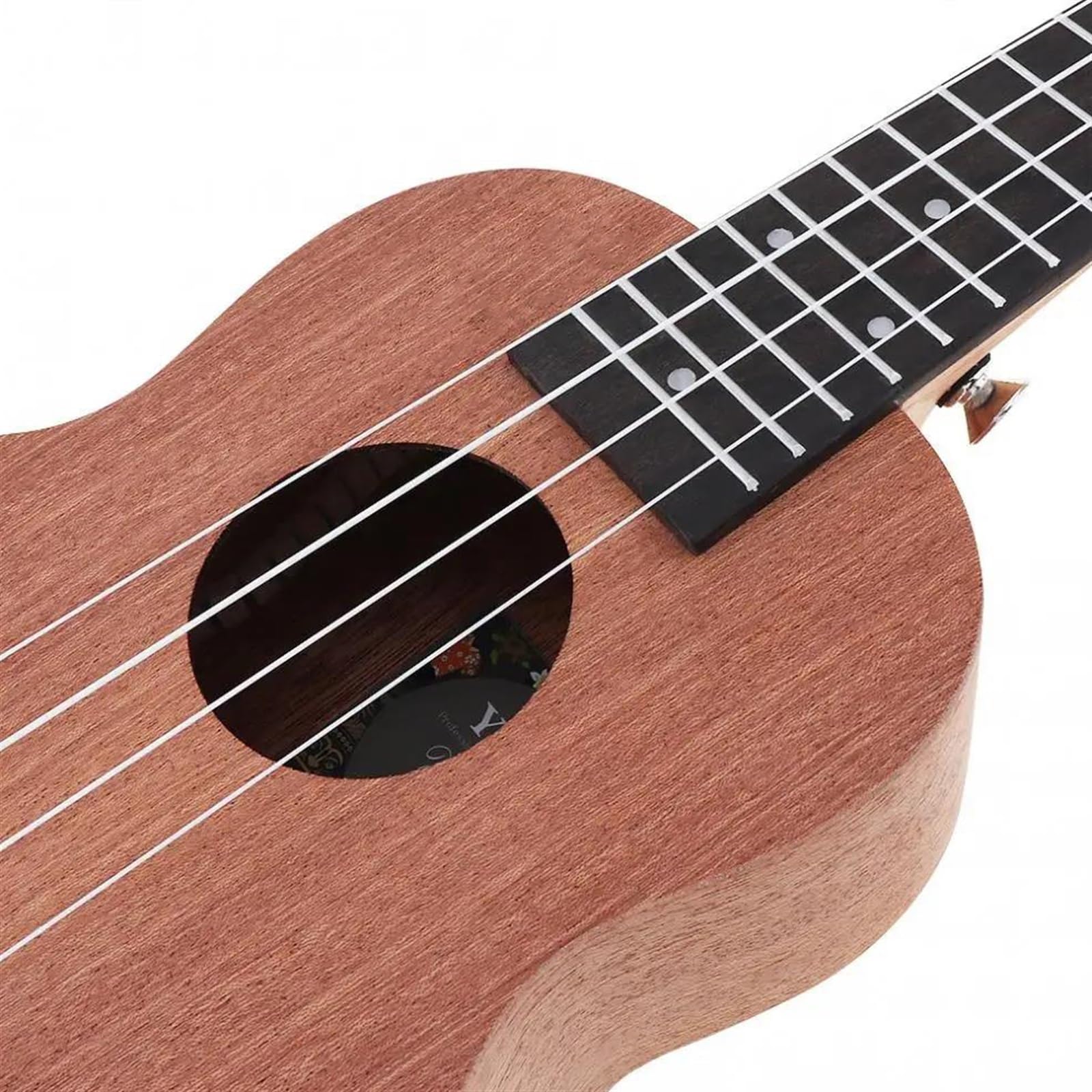 Strumento A Corda Per Chitarra Hawaiana A Quattro Corde A Quattro Corde In Legno Di Sapele Per Ukulele Da 21 Pollici