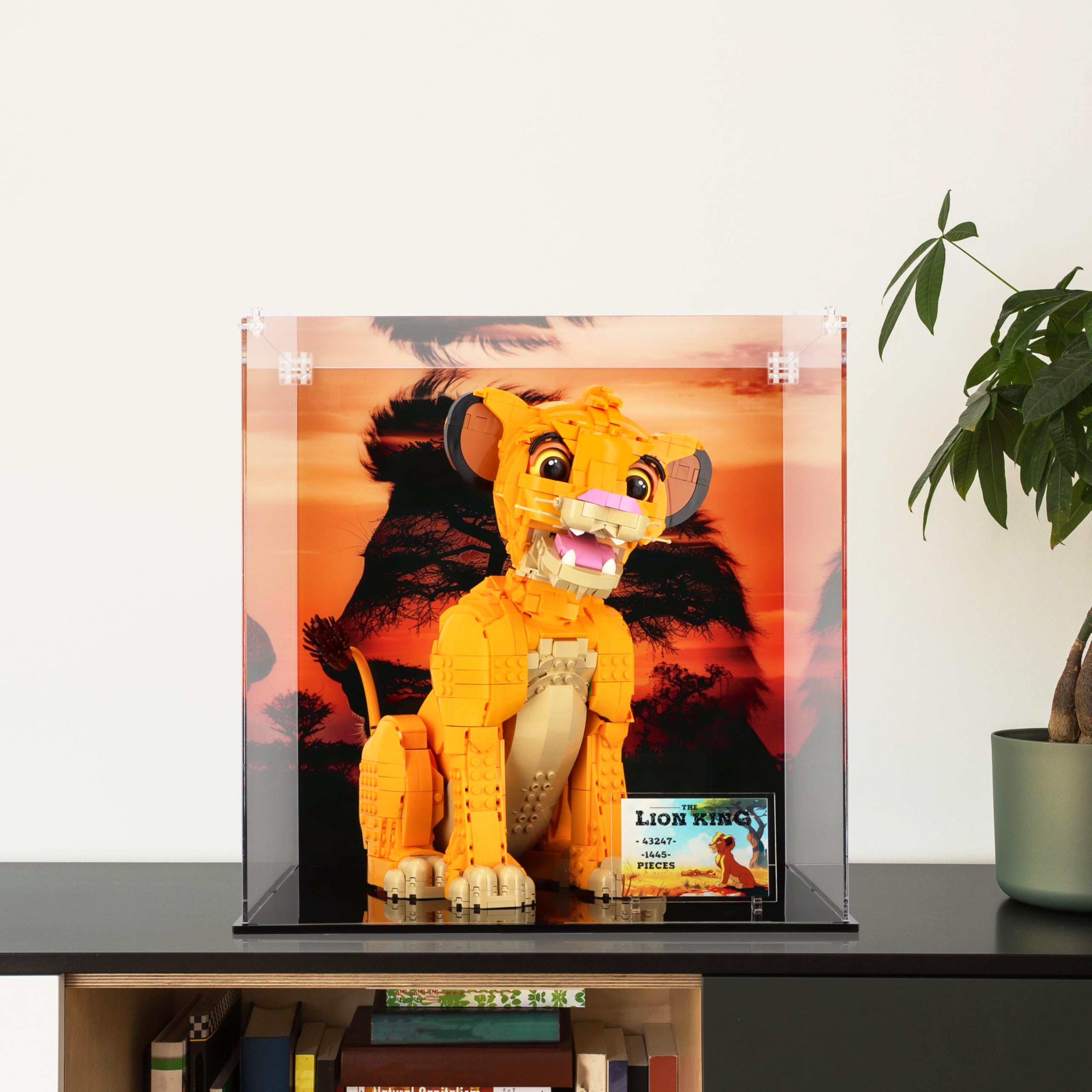 Plexico Clear Display Case For Lego 43247 Young Simba The Lion King