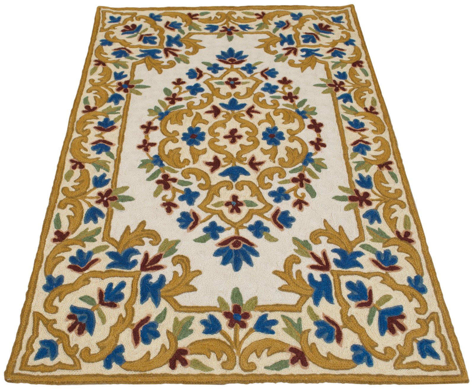 India Kilim Indo Suzani Ghelem Alfombras Teppich CM 90x60
