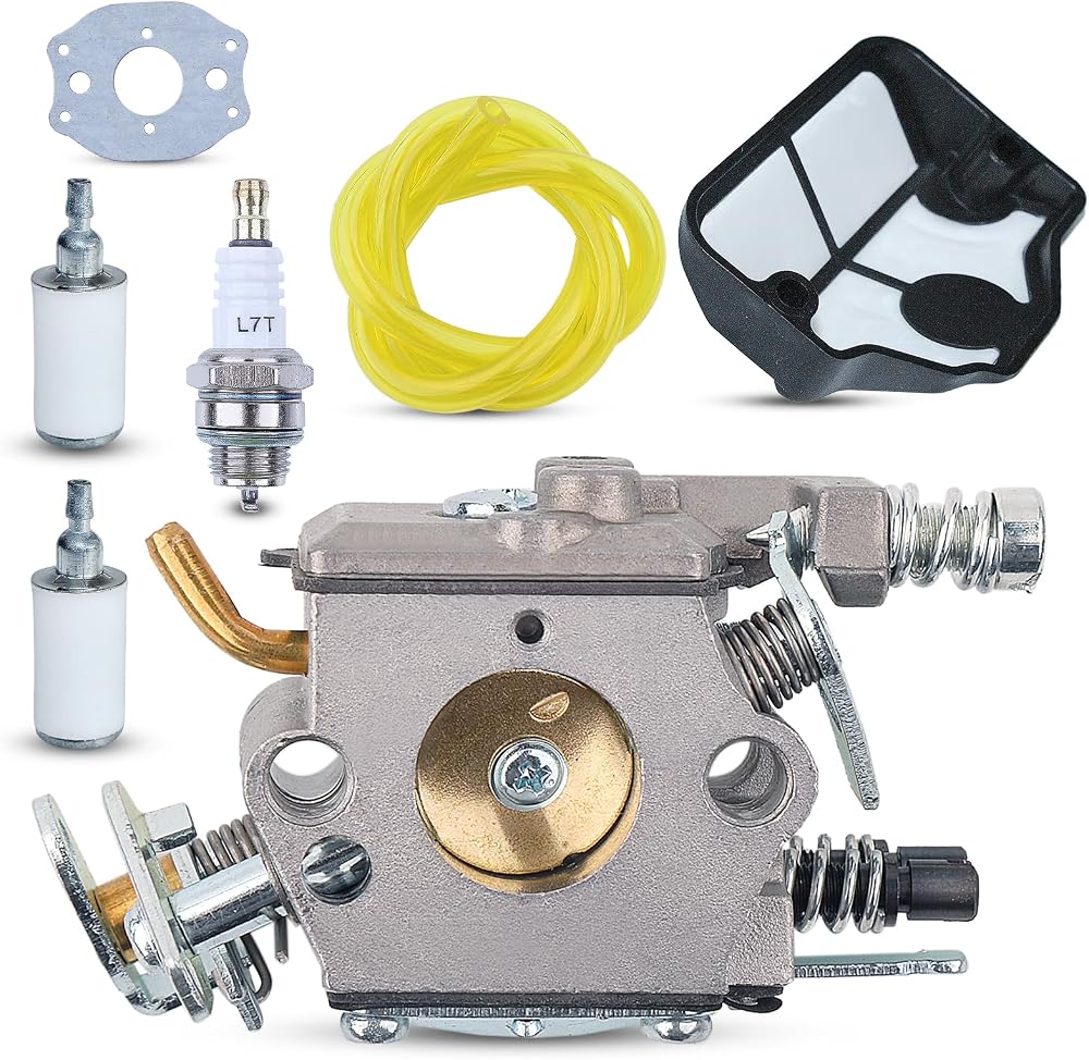 Carburateur pour Husqvarna 36 41 136 137 141 142 Tronçonneuse, ADEFOL Pièces de Rechange Accessoire Moteur Numéro de Pièce OEM WT-834 Kit de Réparation de Carburateur