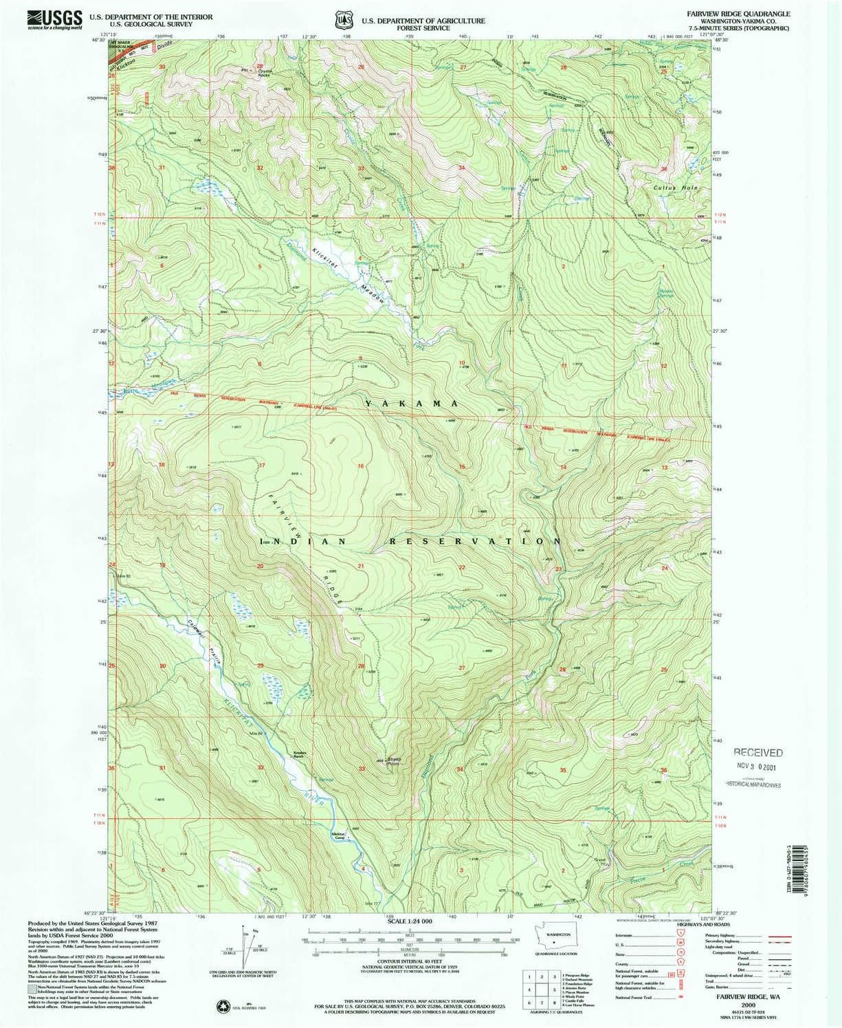 Amazon.com : YellowMaps Fairview Ridge WA topo map, 1:24000 Scale, 7.5 ...