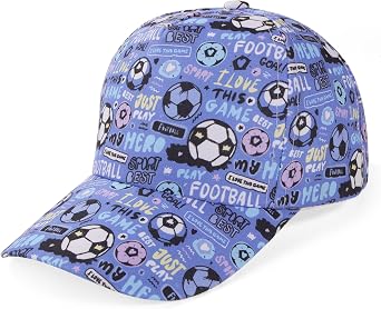 Kids Baseball Cap, Children s Adjustable Baseball Sun Hat for Toddler Girls Boy, 50+ UPF Cotton Children's Snapback-Cap Soft Lightweight Adjustable Hat for 2-6 Years