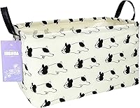 Vista 10 de Cesta de almacenamiento rectangular de tela, organizador de cesta para juguetes, libros, ropa, regalos, mascotas - Perfecta para el hogar, oficina