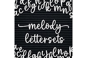 Cursive Lowercase Script Felt Letter Board Letter Set of 150+