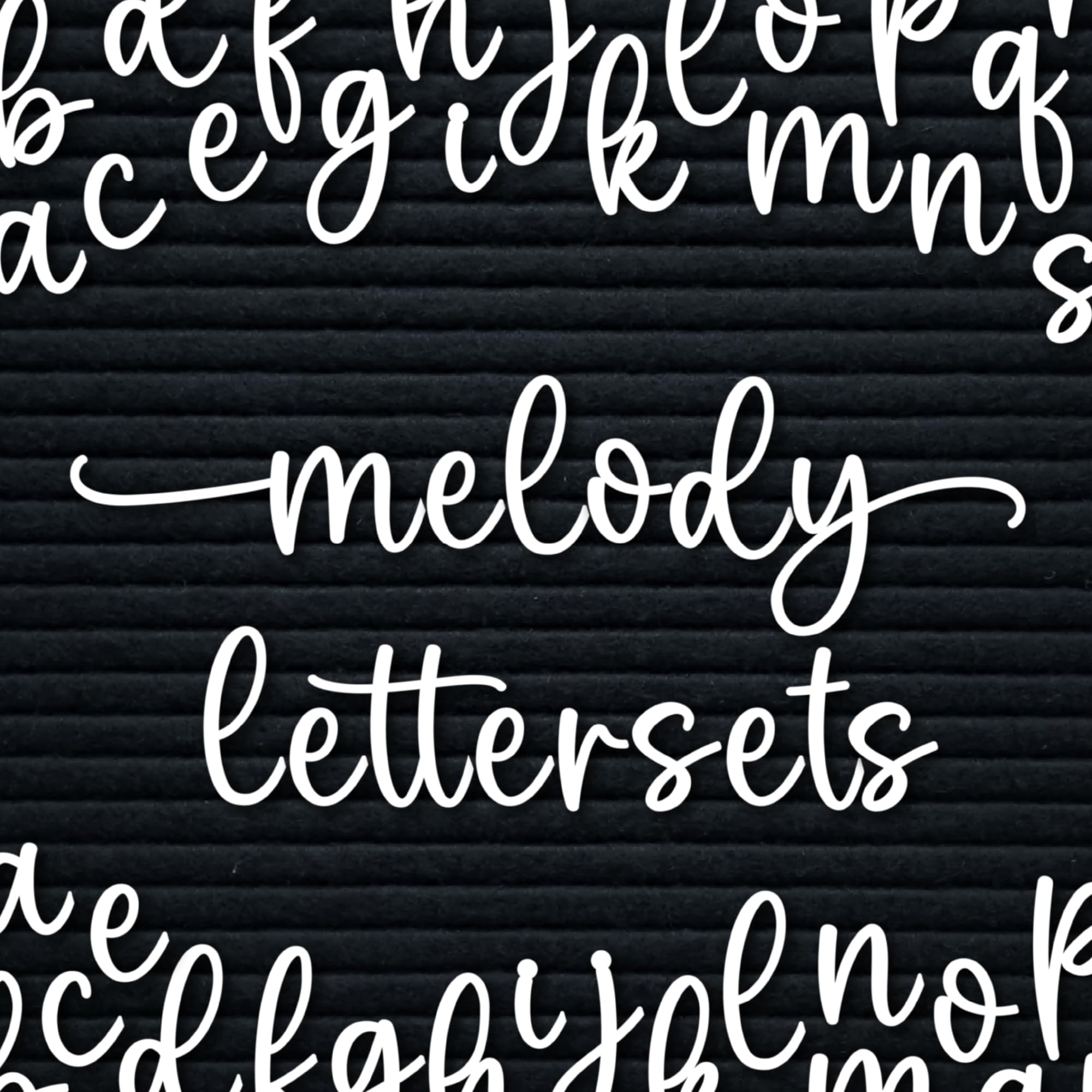 Cursive Letter Set for Felt Letterboards, 150+ Lowercase Script Letters, Pre-cut, Board NOT included