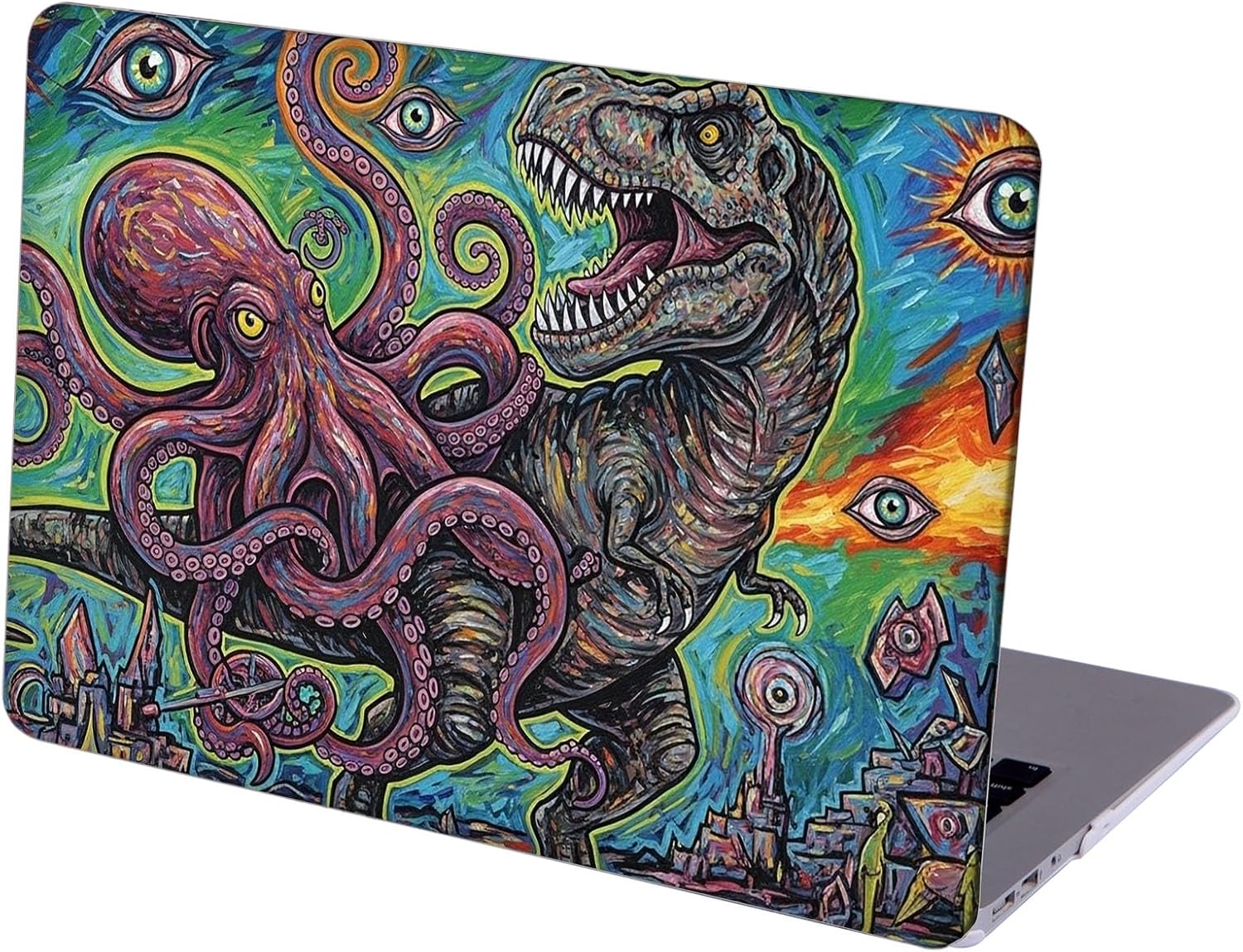 Compatible with MacBook Neo 13-inch, Hard Shell Case with Keyboard Cover and Screen Protector (A3404 A18 Pro chip, 2026 Release) - Octopus MC21244