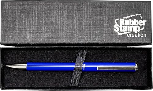 Miniatura 2 de Heri Metal Signature - Pluma de sello con grabado gratuito, color azul