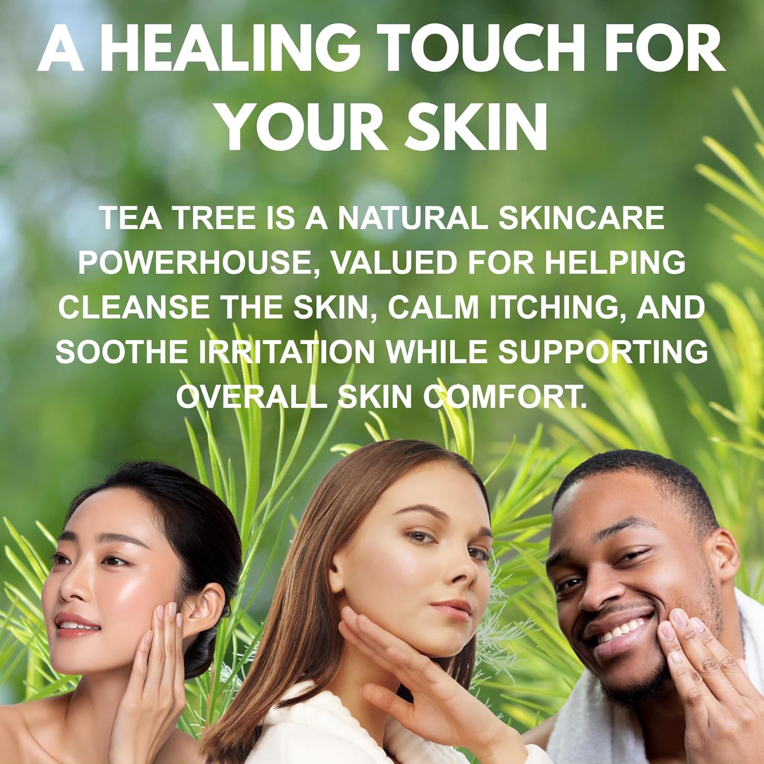 Tea Tree Oil Balm – Natural Itchy Skin Relief for Rashes, Jock Itch, Athlete’s Foot, Bug Bites, Folliculitis & Dry Sensitive Skin, Safe for All Ages - Image 5