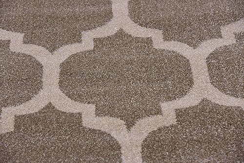 Vista 372 de Unique Loom Trellis Collection - Alfombra estilo marroquí de enrejado gris oscuro (8' 0 pies x 11' 0 pies)