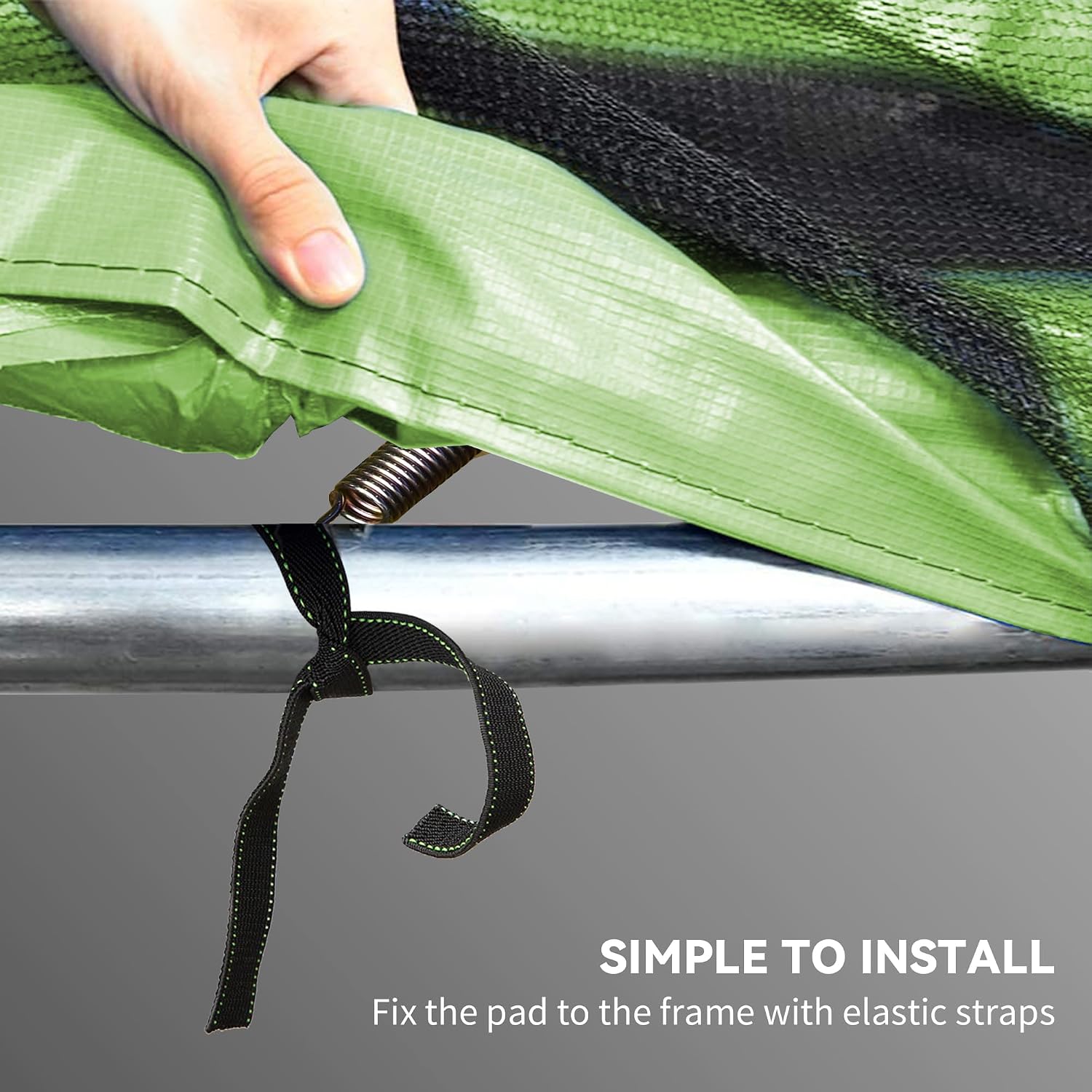 Soozier 12FT / 14FT Trampoline Spring Cover, Safety Trampoline Pad Replacement, Waterproof and Tear Resistant, All Weather Trampoline Accessories