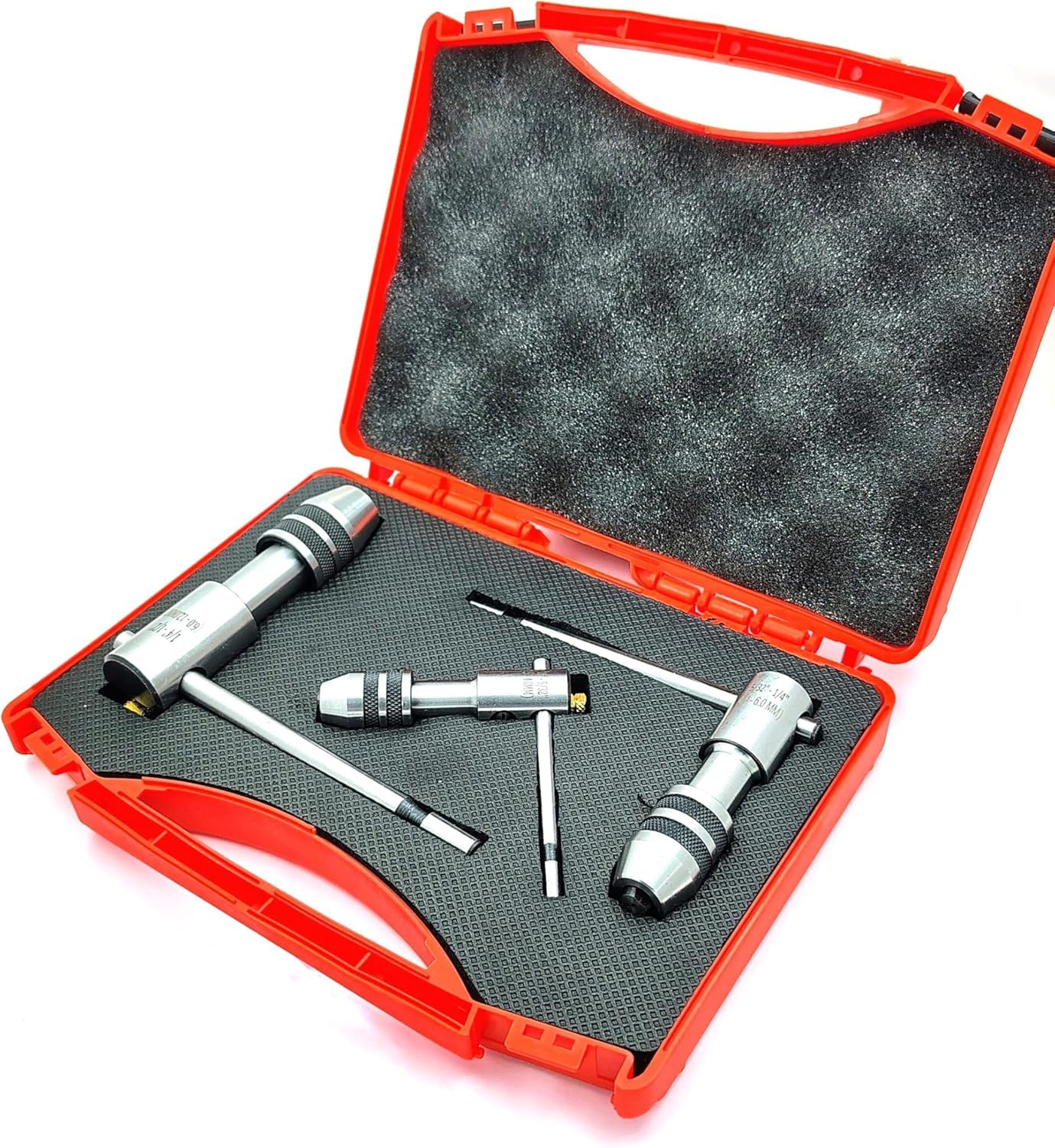 Buyohlic Metallic Set Of 3 New Reversible Ratchet Adjustable Tap Wrench With Plastic Case