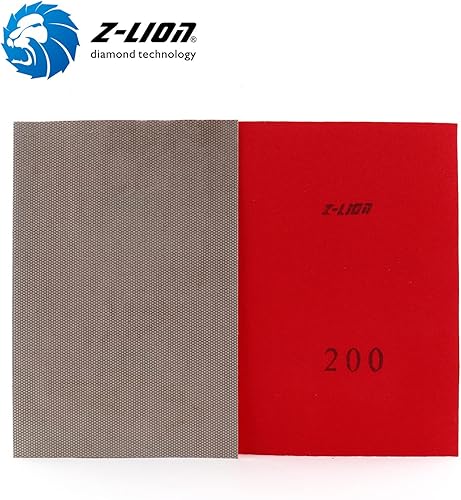 Miniatura 7 de Z-Lion Hojas de papel abrasivo galvanizado de diamante papel de lija de diamante para moler piedra vidrio cerámica diamante herramienta (4 unidslote)