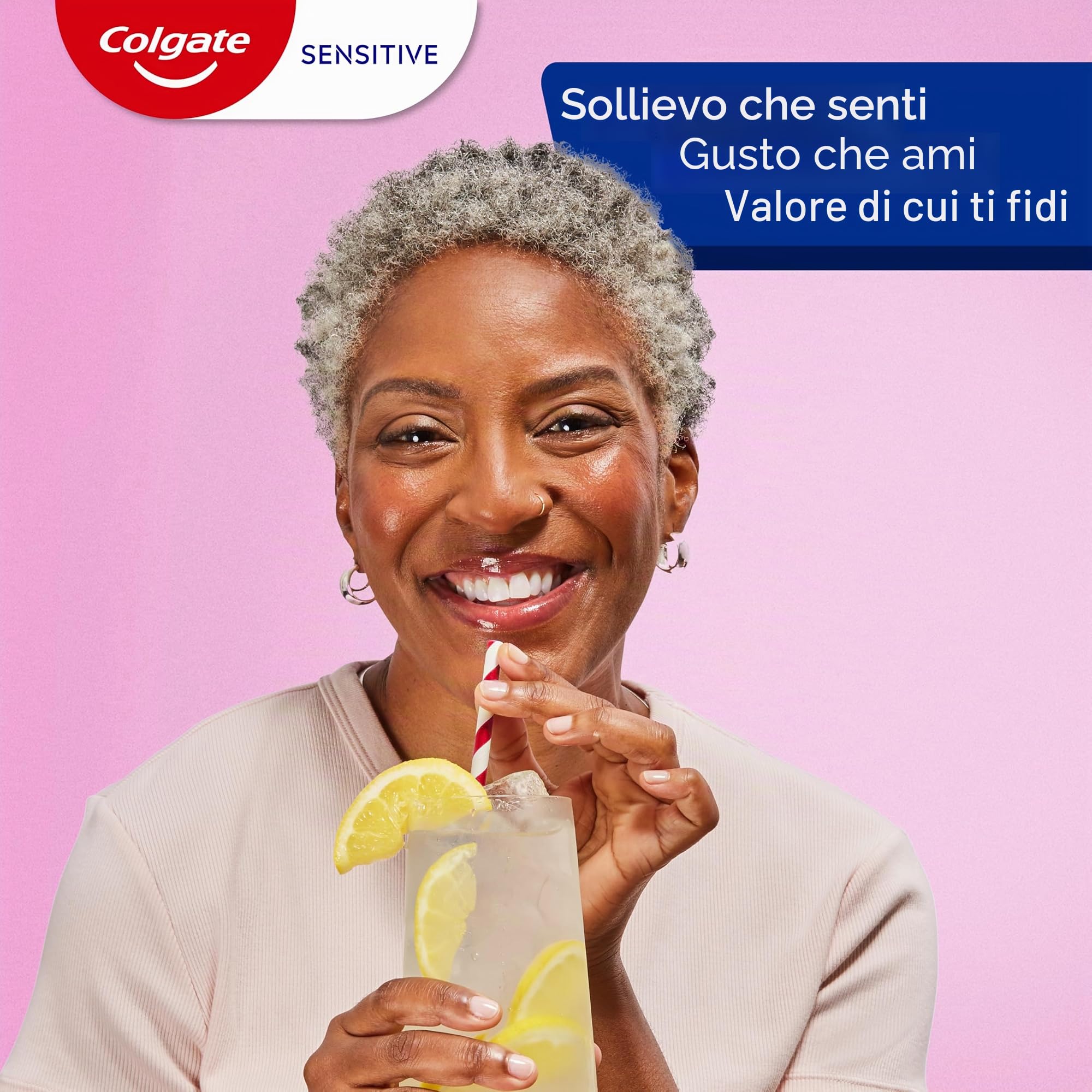 Colgate Colgate Sensitive Whitening Maximum Strength Dentifricio menta fresca, menta fresca, 170 g (confezione da 3)