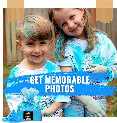 Miniatura 5 de Color Blaze Polvo de color para revelación del género del bebé, 10 libras de polvo de color azul, para niño, uso en pistolas de color, agotamiento