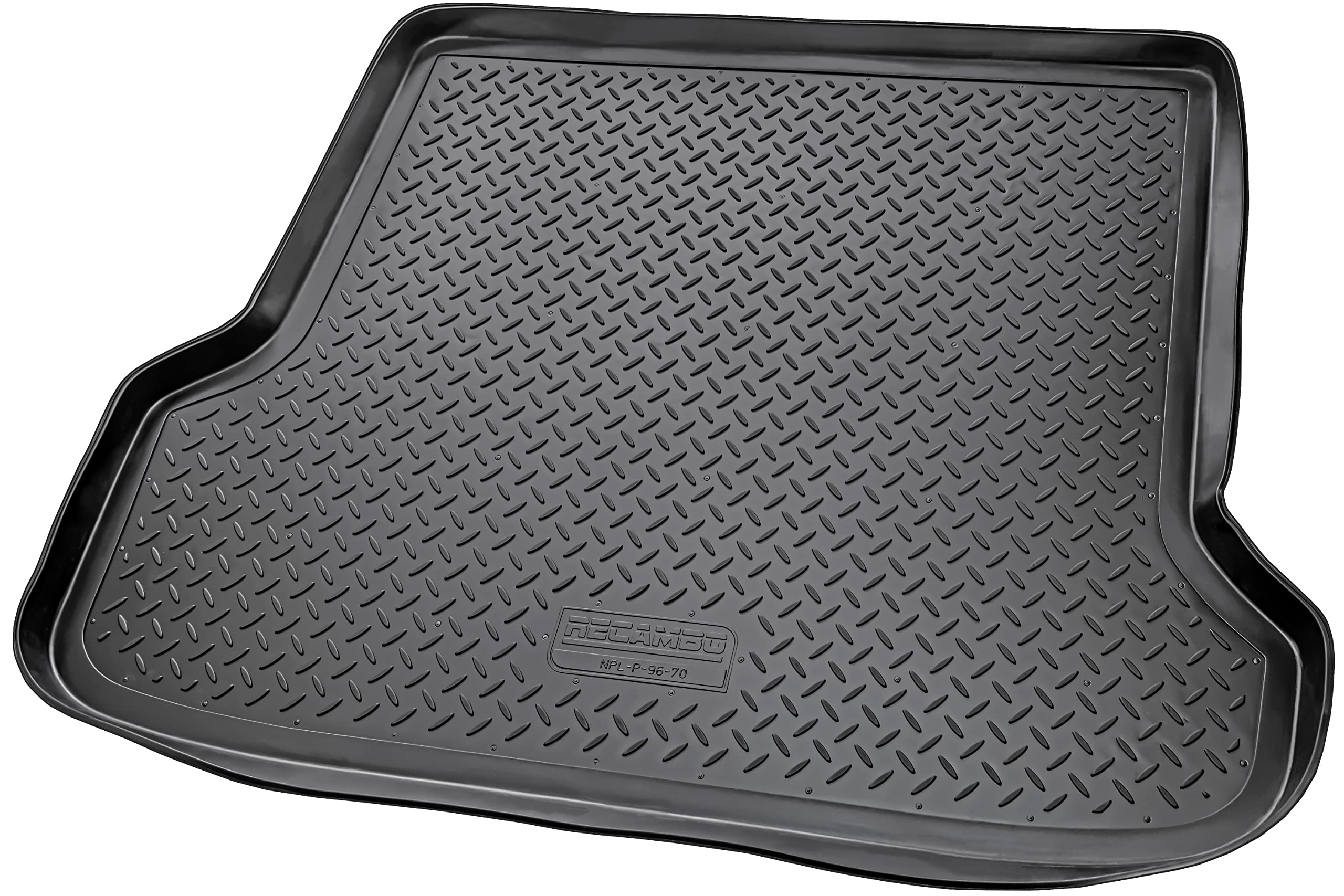 Mercedes-Benz CLA rubberenmatten set achterzijde. Mercedes-Benz matten