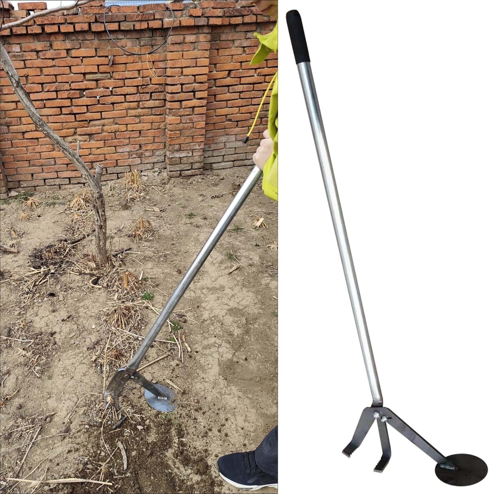 Ergonomischer Stand-Up-Baumzieher | Woody Stems Root Extractor Unkrautentfernung | Manuelle Hebelwirkung mit rutschfestem Griff für den Hausgarten und kleinen Bauernhof