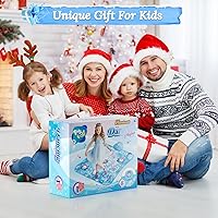 Vista 7 de Juguetes de baile para niñas: 8 botones Frozen Dance Pad inalámbrico Bluetooth juego de baile electrónico para niños con 4 modos de juego Luz LED