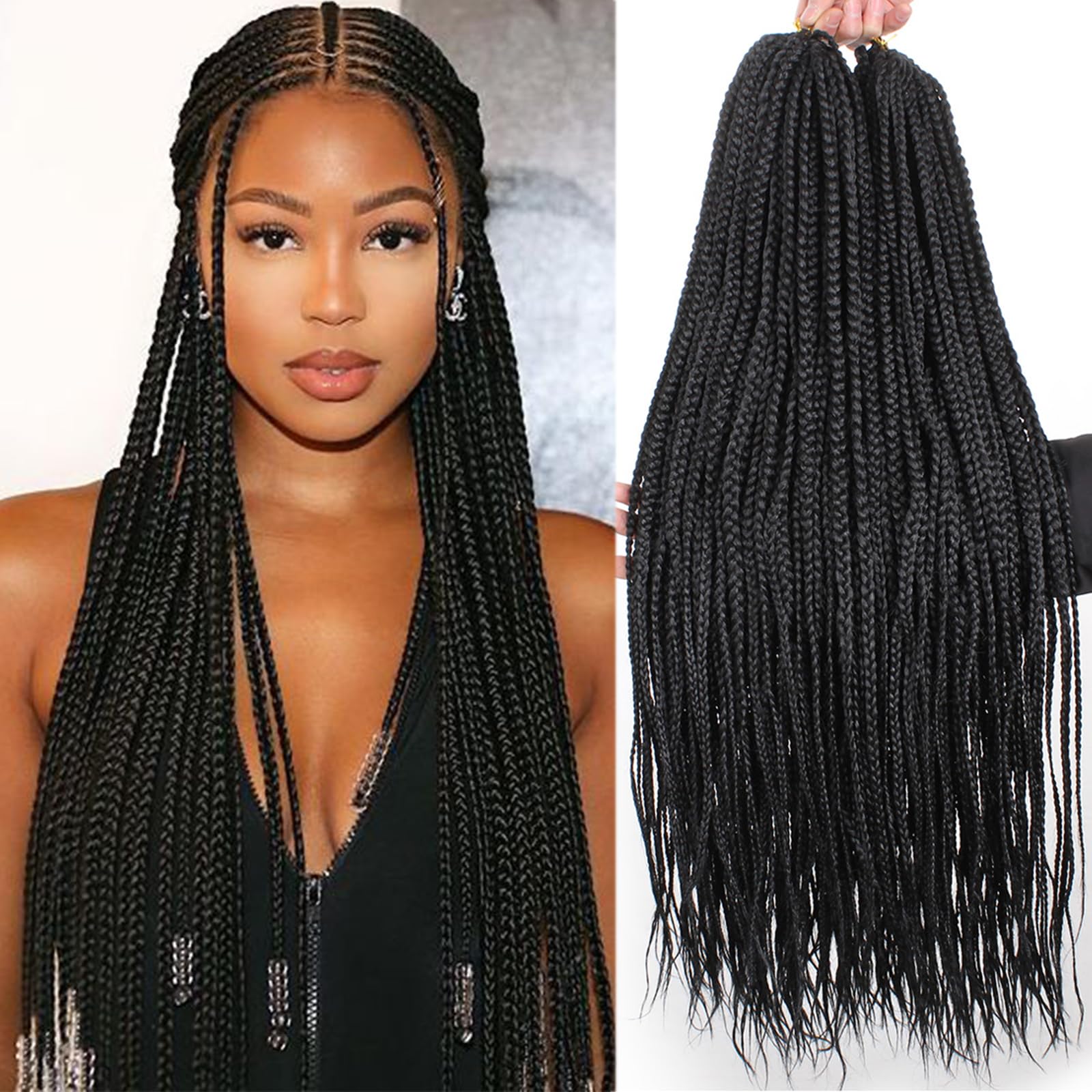 【juさま専用】24SS Braid Knitted Top Amazon.com : Unionbeauty 8 Packs Box Braids Crochet Hair 18 Inch
