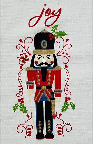 Vista 276 de Serafina Home Toallas de cocina navideñas navideñas: dos muñecos de nieve Be Jolly espiga y un muñeco de nieve bailarín, 3 piezas, tejido plano 100%