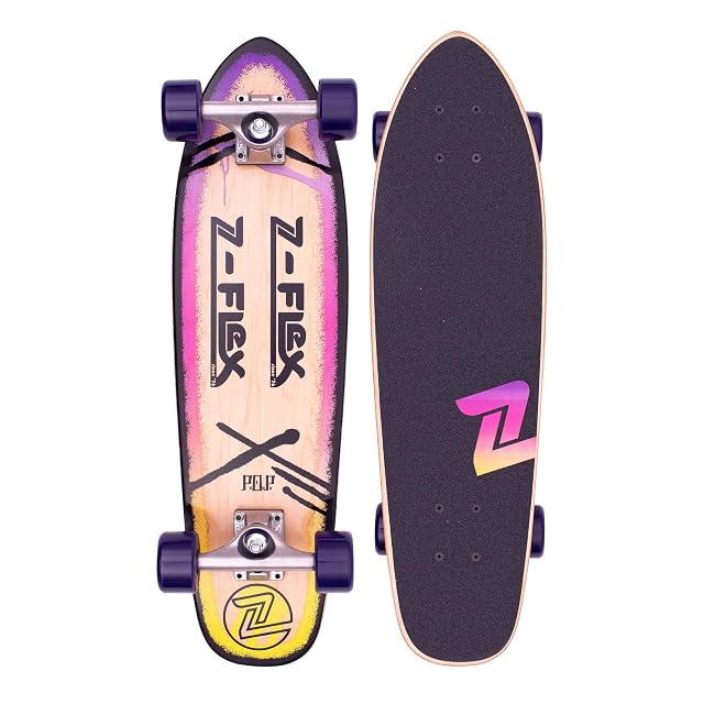 Z-Flex Skateboard - P O P 27 Purple Fade