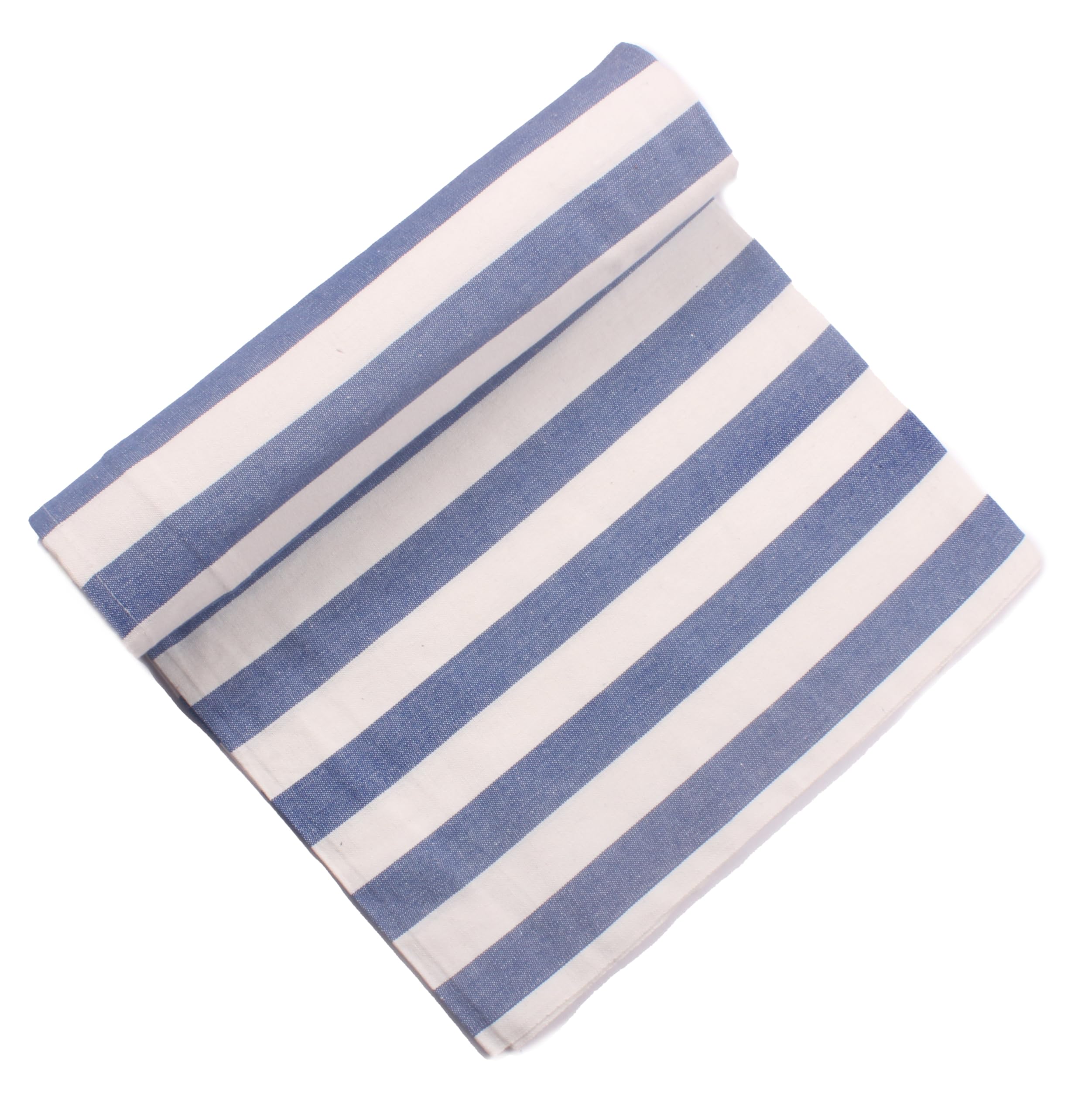 Hornbill Enterprises 100% Pure Cotton BlanketSingle Size/Light Weight Pure Cotton Blanket for Daily Use/Soft Bedsheet/Top Sheet/Throw Blanket Set of 1 (Blue-White)-picture-11