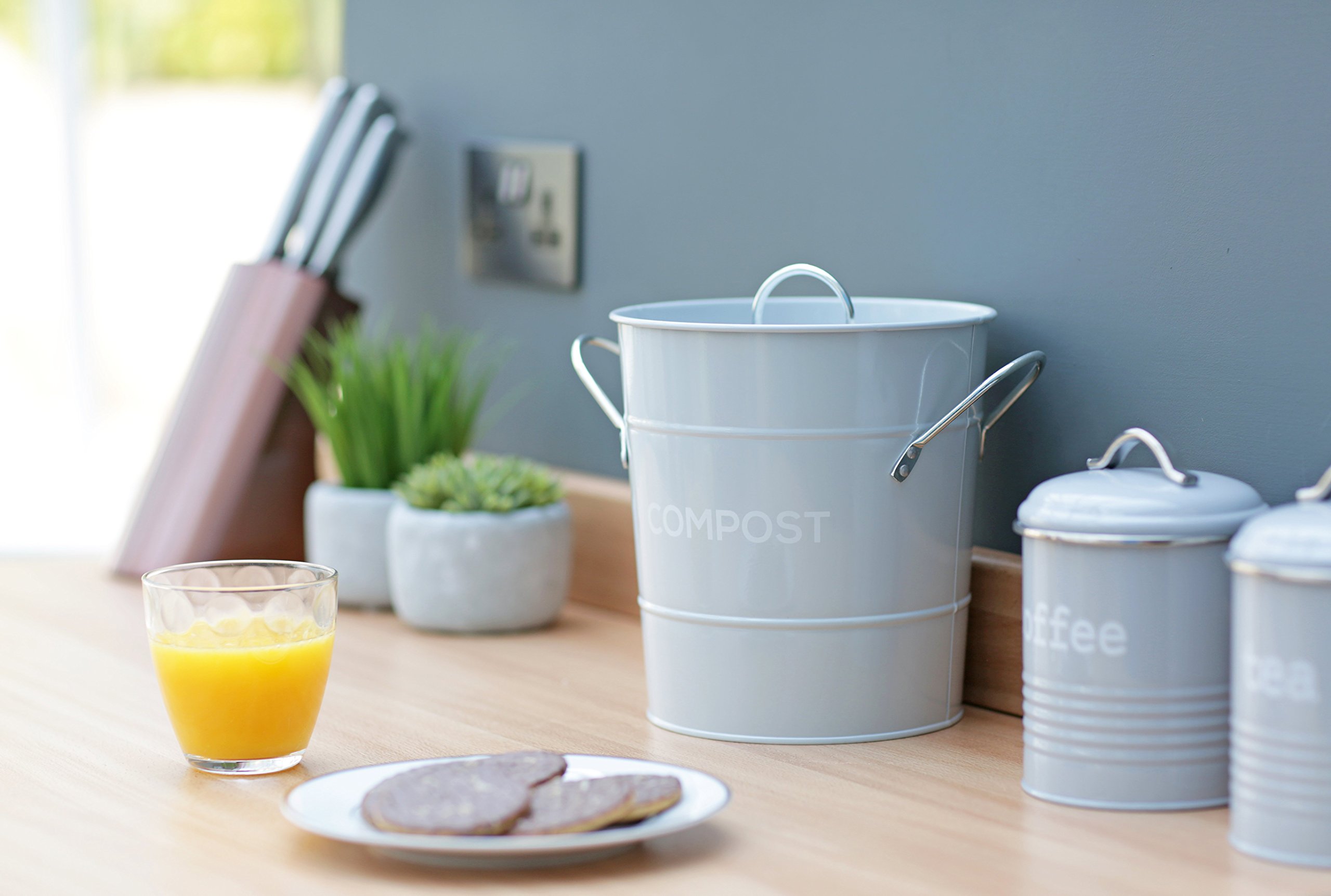 Eddingtons Poubelle de compost en métal