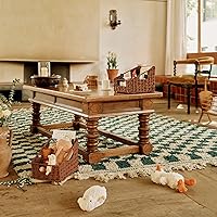 Vista 6 de GRANNY SAYS Cestas de almacenamiento de mimbre, cesta de mimbre impermeable con asas, contenedores de almacenamiento tejidos trapezoidales