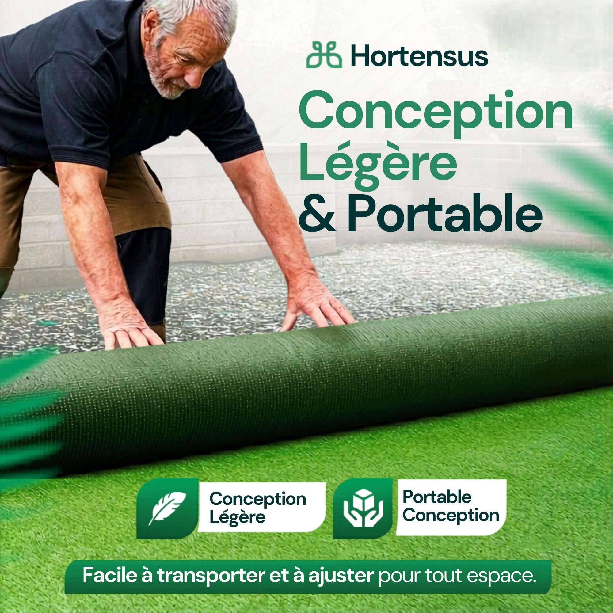 Tapis Gazon Artificiel 1 x 4m