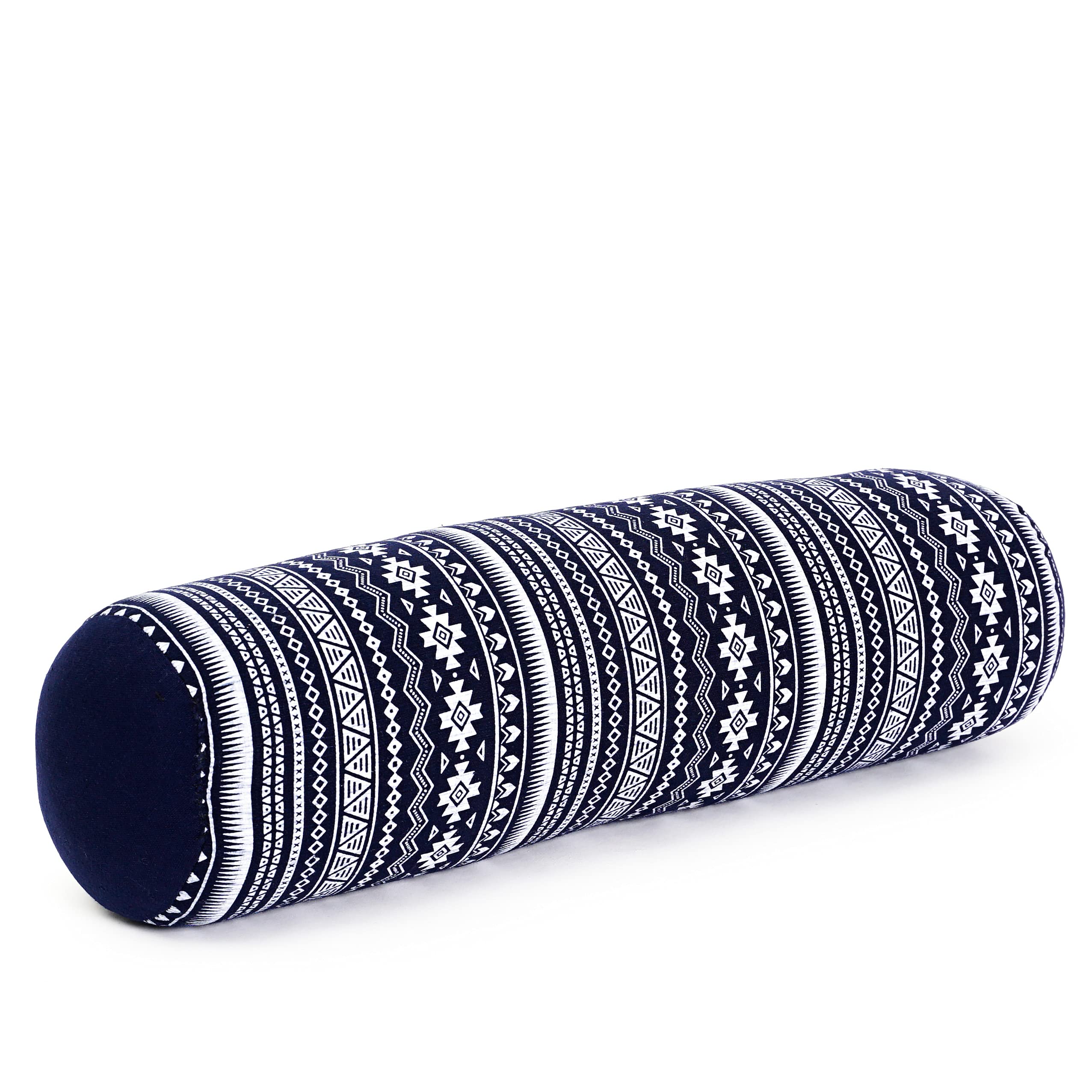 Leewadee Small Yoga Bolster – Shape-Retaining Cervical Neck Roll, Tube Pillow for Comfortable Reading, Kapok Filling, 22 x 6 x 6 inches