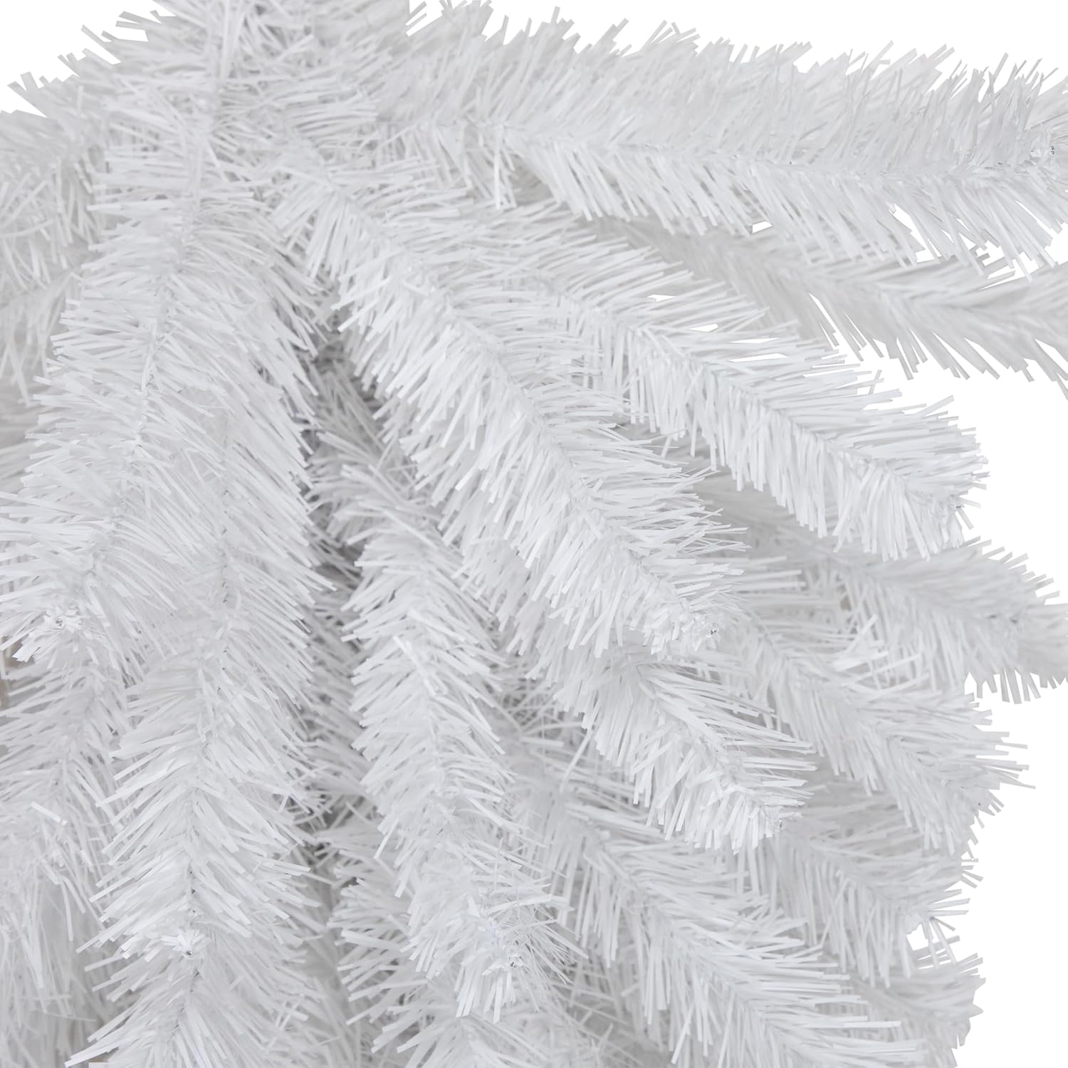Northlight 30" Snow White Pine Artificial Teardrop Christmas Swag, Unlit