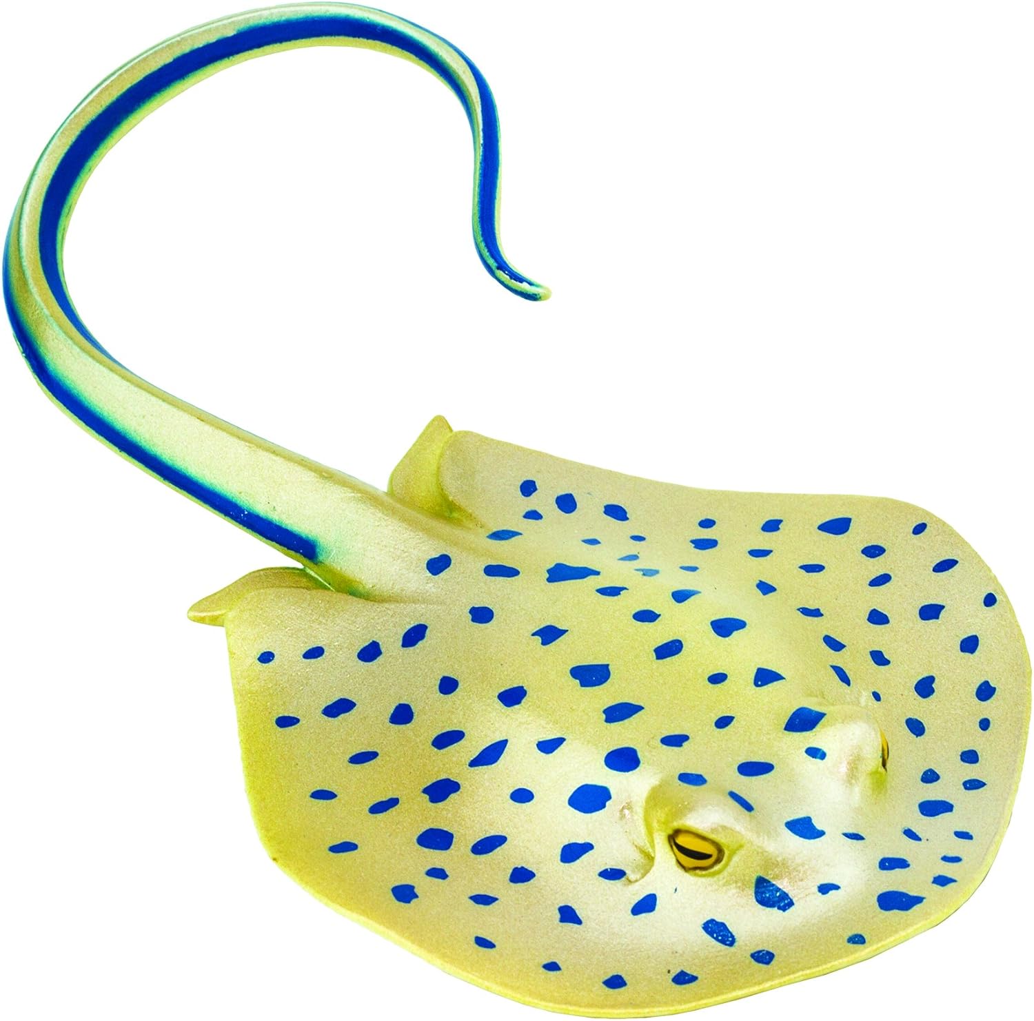 Safari Ltd. Incredible Creatures Raya de manchas azules Figura de juguete para niños y niñas - A partir de 3 años